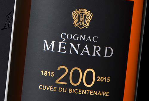 Création d'étiquette pour Cognac Ménard